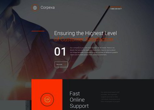 Business Responsive Landing Page