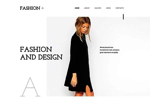 Fashion Website Template