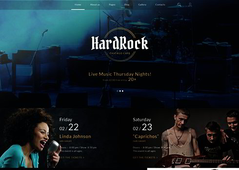 HardRock Joomla Template