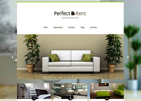 Perfect Rent WordPress Theme