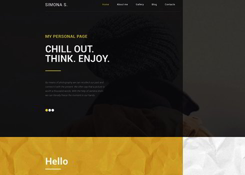 Simona S WordPress Theme