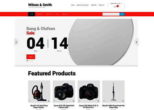 Electronics Store Responsive VirtueMart Template