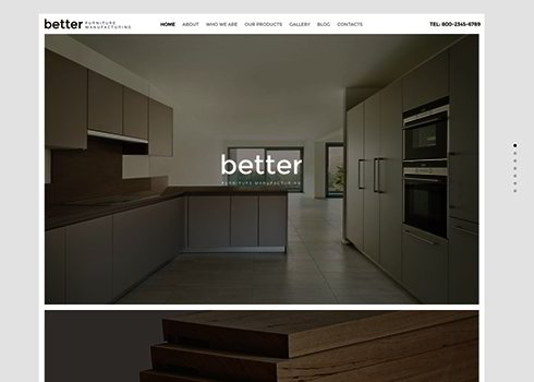 Furniture Responsive Website Template