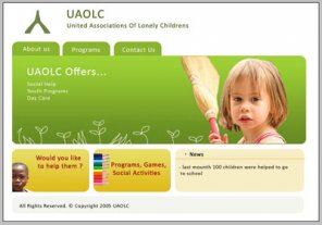 Simple and Fresh Website