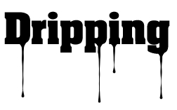 Dripping Text