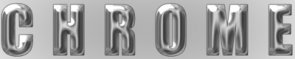 Design Awesome  Chrome Text
