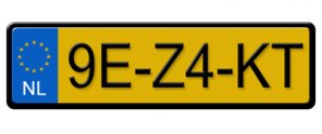 European licenseplates