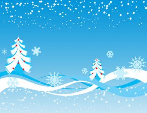 Abstract Snowflake Background