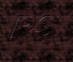 Embossed Leather Letters