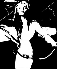 Easy Two Tone Silhouette