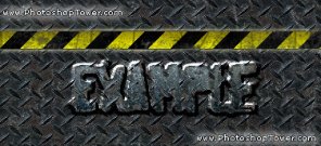 Construction Metal Effect