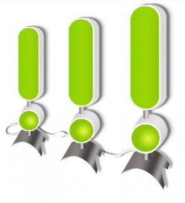 Futuristic Cool Green Traffic Lights