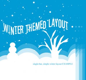 Design Lovely Winter Scene