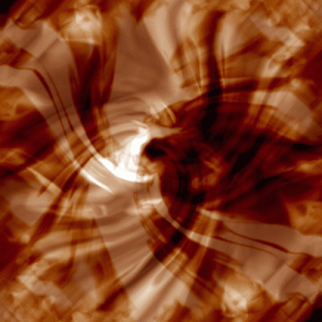 Create a Glossy Warping Fire Twirl