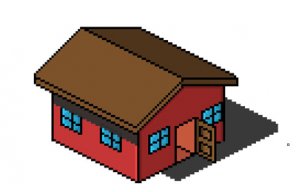 Create a Pixel House