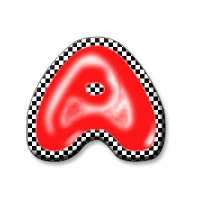 3D Text and Check Pattern