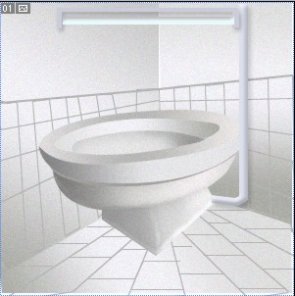 Creating Bathroom White Tiles and Seat