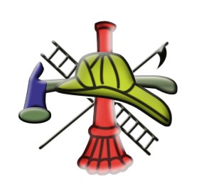 Design Fire man Logo