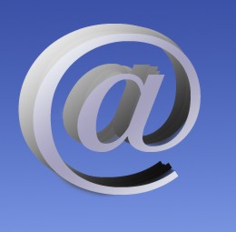 Draw a Blue @ Osign Logo and Give Some Shading