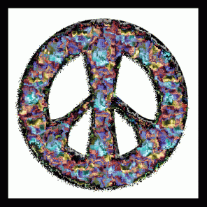 Create A Peace And Love Hippie Symbol