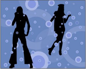 Retro Dancers Illustration