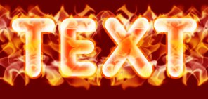 How to Create Fire Text Effect