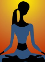 Drawing a Girl Doing Meditation