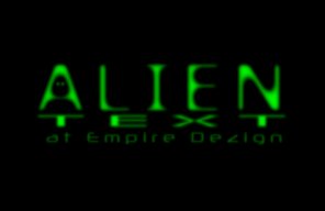 Create some alien-like text