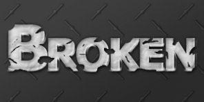 Broken Text Effect in a few Minutes