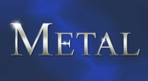 Metal Text 3