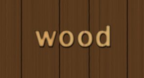 Wood Text