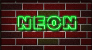 Effective Way to Create Neon Text