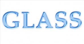 Glassy Text