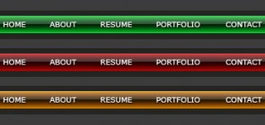 Make a Glossy Aqua Menu