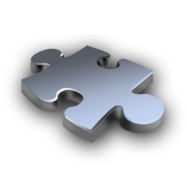 3D Jigsaw Puzzle Piece