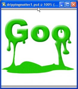 Create a goo or flowing paint or matter in photoshop