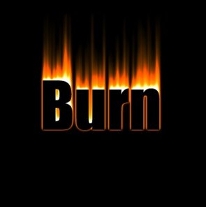 Create Blazing Text Fire Burn Text Effect