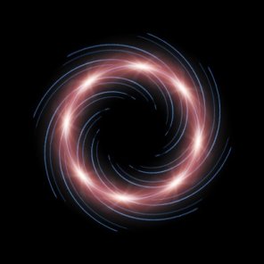 Bright Light Spiral Circle