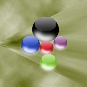 3D Pearly or Plastic Beads Button or Quantum Dots