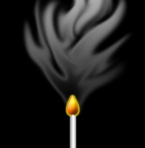 Candle Flame Smoke