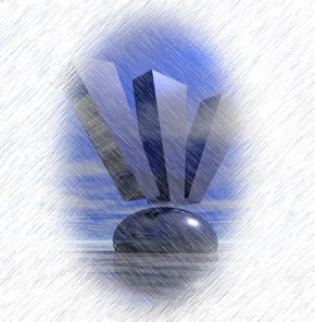 Frozen Snow Crystal Image Effect