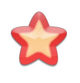 Glossy or Polished 3d Star