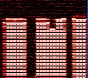 How to create building effect or building block using colored pencil and patchwork effect