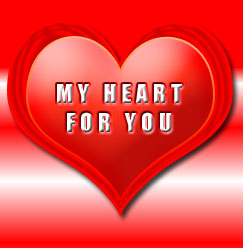 Heart Drawing in Fireworks