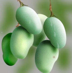 Bunch of Green Sweet Mango