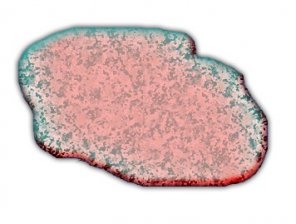 Pink Green Melted Marble