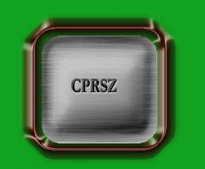 Brushed Metal Button with Brown Sides