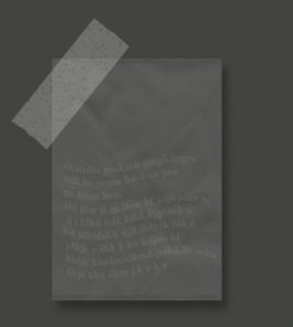 Effect of Scotch Tape on a Paper