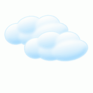 Cartoon clouds