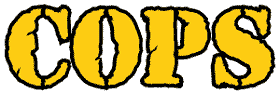 Rough Text Effect - Cops logo